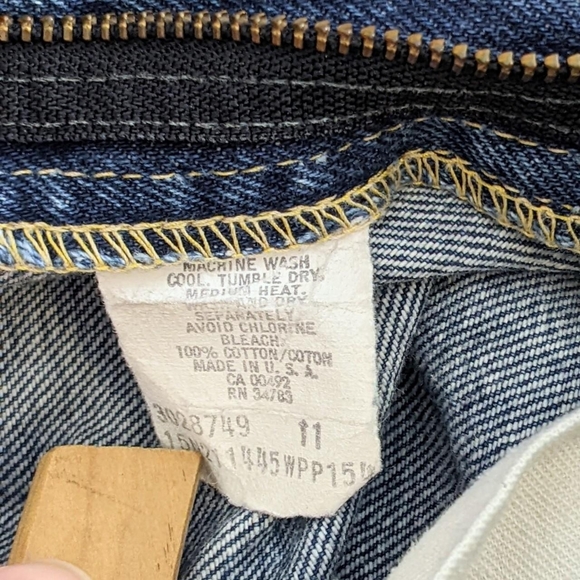 Lee Vintage Denim Shorts - Picture 4 of 5